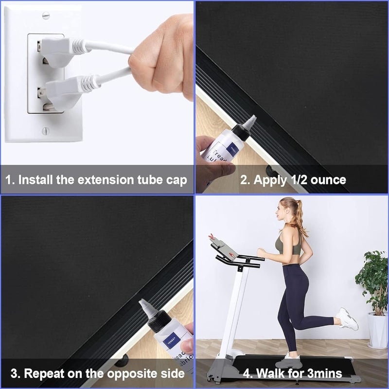 Tenee Treadmill Lubricant for Belt, 4oz Silicone Treadmill Belt Lubricant, Premium 100% Treadmill Oil with an Easy-to-Apply Applicator Tube, Suitable for Nearly All Types of Treadmills - Image 5